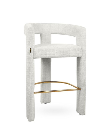 MaMaison krzesło barowe LOGAN białe (MM001501100352) - MaMaison