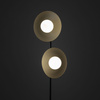 SLATE BLACK GLASS LAMPA PODŁOGOWA 2XG9 (16136) - TK Lighting