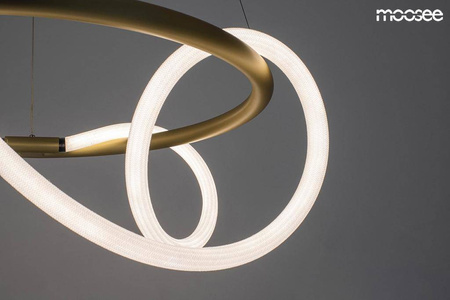 MOOSEE lampa wisząca SERPIENTE 60 złota (MSE010100236) - Moosee