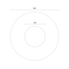 Kinkiet PALOMA (8503-ARG) - Argon