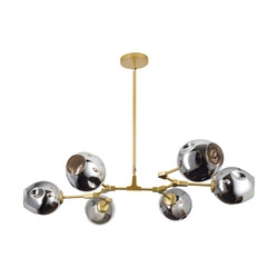 Lampa wisząca MODERN ORCHID-9 (ST-1232-9 gold smoky) - Step into Design