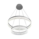 Lampa wisząca GALA SILVER 54W LED (ML2243) - Milagro