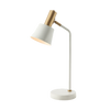 TABLE LAMP E14 MAX 25W IRON  WHITE -GOLD  ON OFF SWITCH (20221 Zambelis) - Zambelis