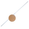 Kinkiet JAVA II biały-drewno 1 PŁ (1440) - TK Lighting