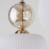 SOPHIA COGNAC WHITE LAMPA WISZĄCA 6XE14 (11594) - TK Lighting