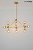 MOOSEE lampa wisząca ASTRIFERO 10 złota / bursztynowa (MSE010100182) - Moosee
