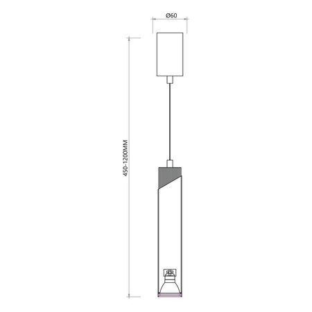NEO WHITE CHROME LAMPA WISZĄCA 1xGU10 (ML0291) - Milagro