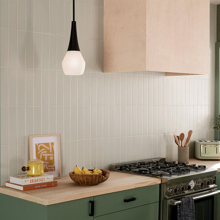 Lampa wisząca Deela - 1 źródło światła - Czarny  (KL-DEELA-P-BK) - Elstead Lighting