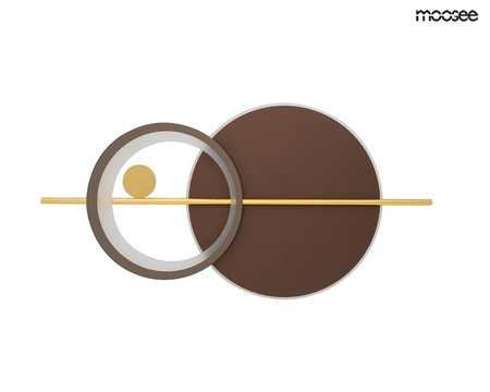 MOOSEE lampa ścienna MOONS złota (MSE1501100515) - Moosee