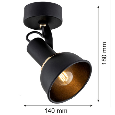 Kinkiet 1 pł. TWIST (4900) - Argon