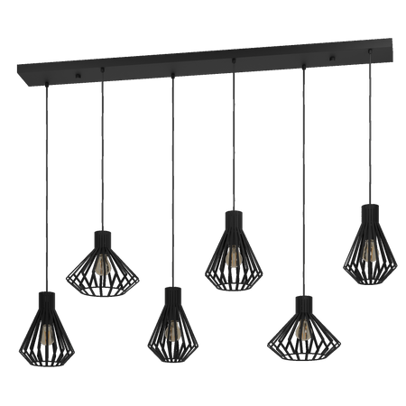 Lampa wisząca BASIDANO czarna (390126) - EGLO