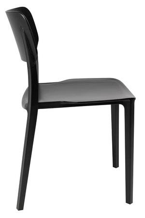 Krzesło AGAT PREMIUM czarne - polipropylen (308-APP.BLACK) - King Home