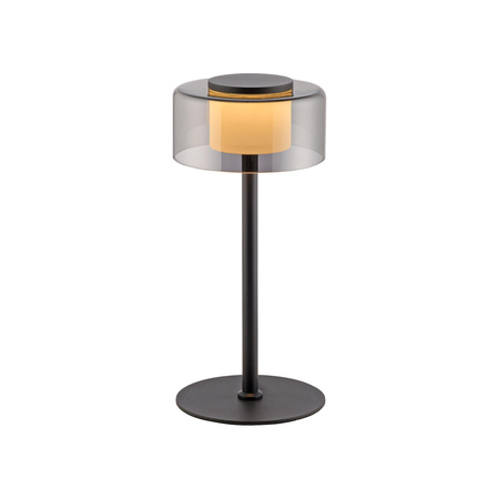 RIKA LAMPA STOŁOWA CZARNY/SMOKY (4110-18) - Paul Neuhaus