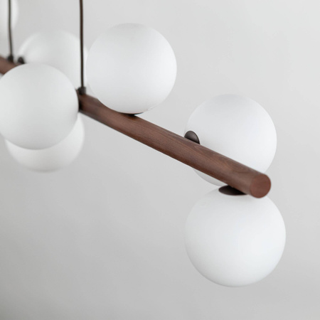 Lampa wisząca ESTERA WOOD ORZECH 9 PŁ (10273) - TK Lighting