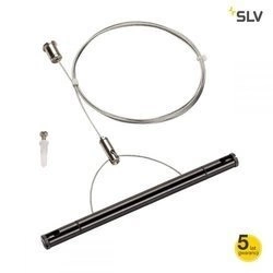 Tenseo, podwieszenie druciane, kolor czarny (1002697) - SLV