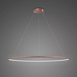 Lampa wisząca Ledowe Okręgi No.1 120cm 4k Różowe Złoto Dali (LA073/P_120_in_4k_rose_gold_Dali) - ALTAVOLA DESIGN