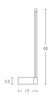 LED WALL LAMP 12W 3000K ALUMINIUM & PC BLACK (20114 Zambelis) - Zambelis