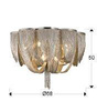 Minerva plafon duży 10L (872469D) - Schuller