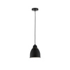 Neordic Hilla  lampa wisząca max. 1x40W E27 czarny 230V metal (PL79763) - PAULMANN