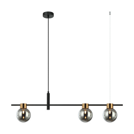 Lampa Wisząca Bletter (PND-5225-3-BK-SG) - Italux