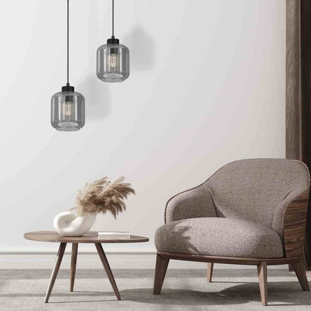 Lampa wisząca SOMBRA SMOKED 1xE27 (MLP8373) - Milagro