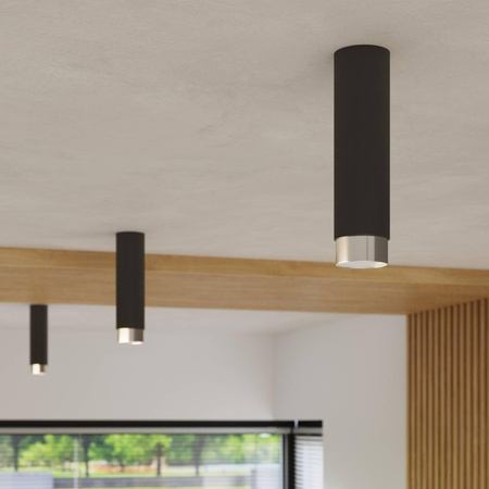 Punktowa lampa sufitowa NERO 22,5 czarny/chrom (SL.1409) - Sollux Lighting