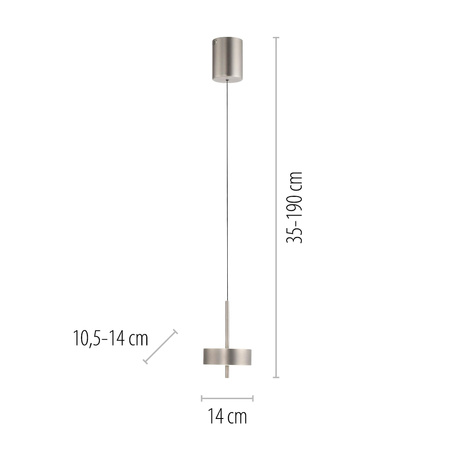 Lampa sterowana Smart Q-ROTATE ALUMINIUM (2247-95) - Paul Neuhaus