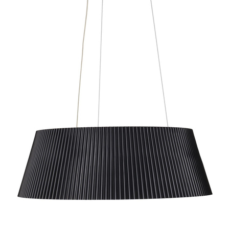 Lampa wisząca z efektownym kloszem FRILL LED czarna 45 cm (ST-DL6487-BK) - Step into Design