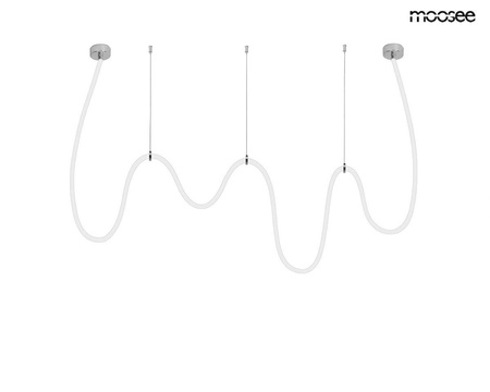 MOOSEE lampa wisząca LASSO 600 Smart      srebrna (MSE15011004941) - Moosee