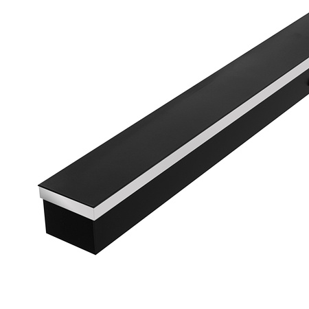 Zewnętrzny Kinkiet Elewacyjny LED 120cm UNO-BH-022 22W 3000K Czarny IP54 - DomenoLED