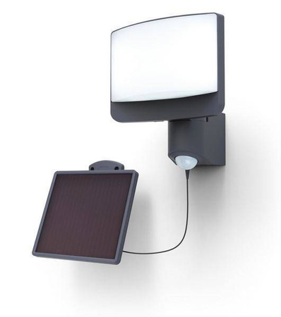 Kinkiet Zew. SUNSHINE - SOLAR CZUJNIK RUCHU Kol. Szary 5000K (6925604345) - Lutec