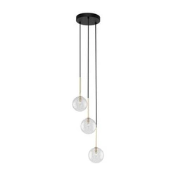 Lampa wisząca NILOS BLACK / GOLD 3PŁ (5942) - TK Lighting