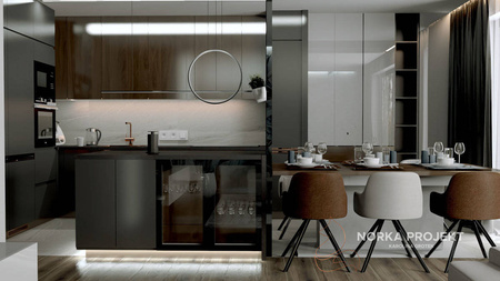 Lampa wisząca LINEA No.2 Φ40 cm czarna 4k Altavola Design (LA087/PX143_40_4k_black) - ALTAVOLA DESIGN