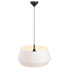 Lampa wisząca z bawełnianym abażurem DICTE Nordlux E27 60W Tekstylia Biały
