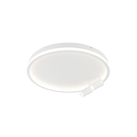 CEILING LIGHT 61W+2x5W  3000K ALUMINIUM WHITE MATT (22015 Zambelis) - Zambelis