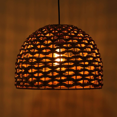 Lampa wisząca Boho ażurowa Hiacynt wodny 38x38x28cm (55873-017) - DIJK