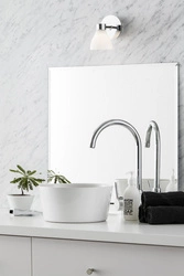 CASSIS Kinkiet 1L Chrom/Opal IP44