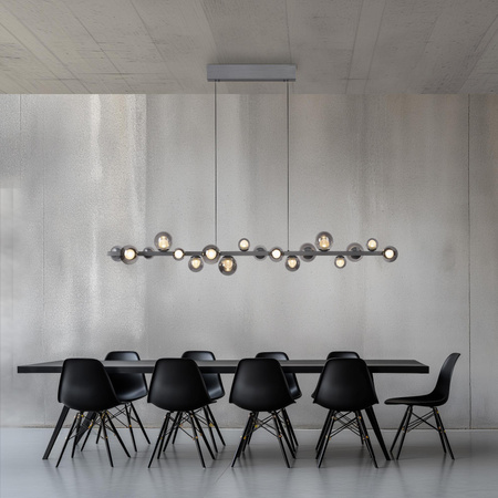 PURE E-POPUP LAMPA WISZĄCA SZARA (2558-15) - Paul Neuhaus