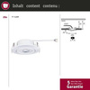 Zestaw 20 oczek sufitowych EBL schw LED 20x4,8W 3000K ws m (PL99997) - PAULMANN