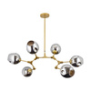 Lampa wisząca MODERN ORCHID-9 (ST-1232-9 gold smoky) - Step into Design