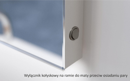 Lustro prostokątne ATLAS w ramie - MCJ