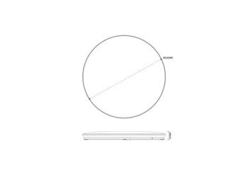 OMAR LAMPA SUFITOWA CHROME (JE-DHS-0530-CH) - Zuma Line
