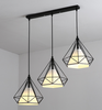 Lampa wisząca Diament Diamond III L (Abigali-CHNR3L-E27)