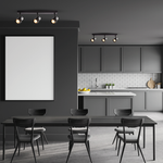 Lampa sufitowa Cino Spot 3 czarna (ML9949) - Milagro