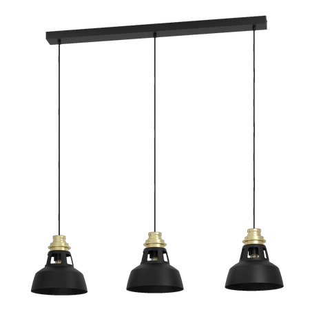 Lampa wisząca ESPINARDO czarna (390231) - EGLO