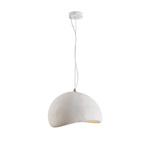 Lampa wisząca STONE biała 40 cm (DN426-400) - Step into Design