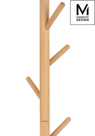 MODESTO wieszak stojący STICK naturalny - drewno bukowe (281.NATURAL) - Modesto Design