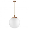 Lampa wisząca ALUR WOOD L kolor Drewno (11150119) - KASPA
