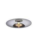 Szklana stołowa lampa z dotykowym ściemniaczem PURE VITRUM SZARY (4080-15) - Paul Neuhaus