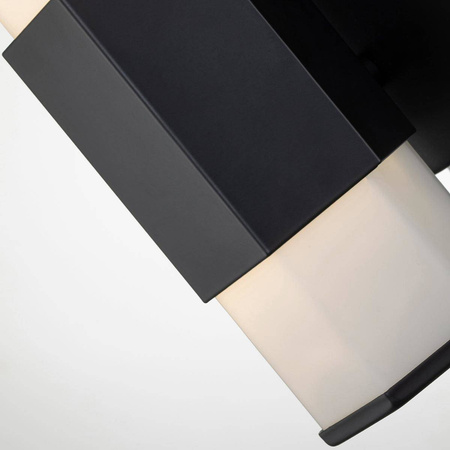 Kinkiet LED Facet - Matowa czerń (QN-FACET-LED1-BK-BATH) - Quintiesse